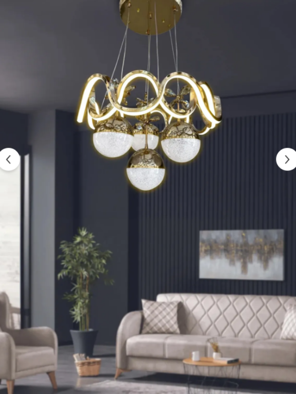 Tuna 4 Top Gold Led Avize