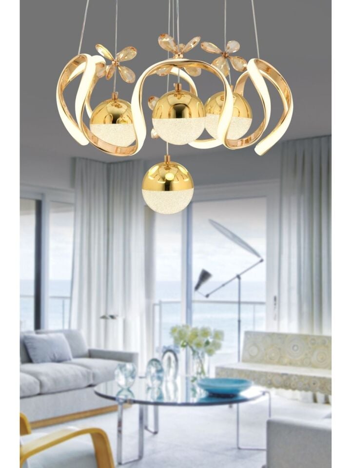 GİZEM 4 TOP  LED AVİZE