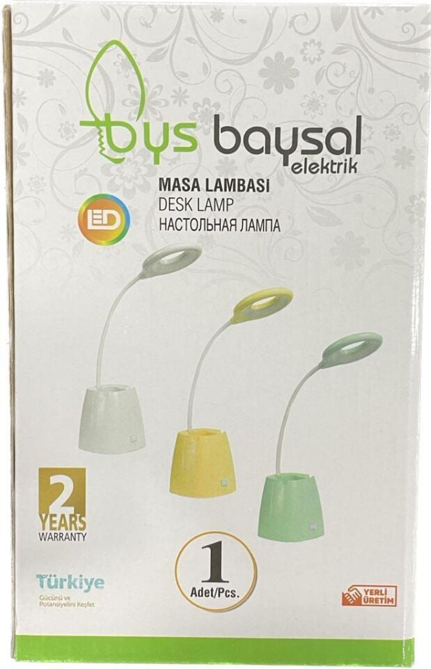 BYS Ledli Masa Lambası Sarı