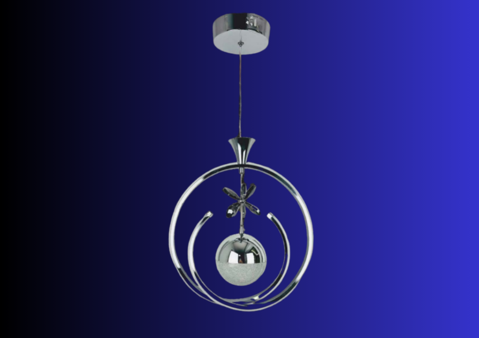 GONCA Tek Toplu Krom & Gold 3 Renkli  Led Modern Oturma Odası, Koridor, Salon Led Avize