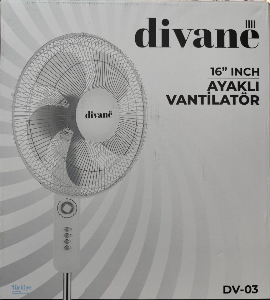 Divane 16 inç vantilatör